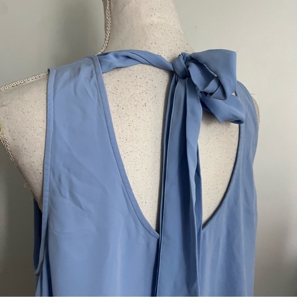 Amanda Uprichard for Le Tote • Light Blue Sleeveless Swing Dress - Picture 5 of 6